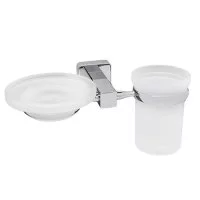 Держатель стакана и мыльницы WasserKraft Lippe K-6526
