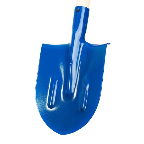 Лопата штыковая Павловская Заря стальная усиленная садовая с деревянным черенком 1200 мм (155653)