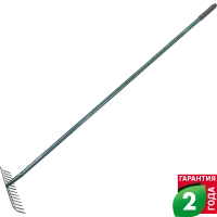 Грабли прямые Geolia 14 зубьев 141 см, сталь, с черенком
