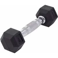 Гексагональная обрезиненная гантель Starfit DB-301