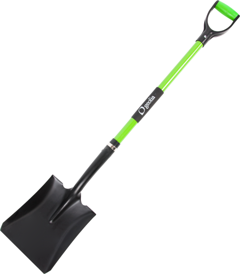 Лопата совковая Geolia 120 см сталь, с черенком
