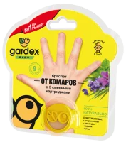 Браслет со сменным картриджем от комаров Gardex Baby