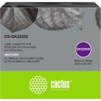 Ленточный картридж для brother p-touch ql-500, ql-550, ql-700, ql-800 Cactus dk-22205