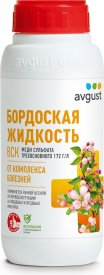 Средство от болезней Avgust садовых растений «Бордоская жидкость» 500 мл
