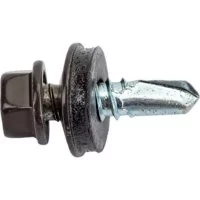 Кровельный саморез Kenner 5,5х19 RAL8019 серо-коричневый (300 шт.)