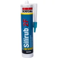 Нейтральный силиконовый герметик Soudal Силируб 2F