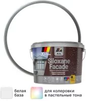 Краска фасадная Dufa Siloxane матовая цвет белый база 1 10 л