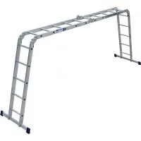 Алюминиевая шарнирная лестница Алюмет TL 4055