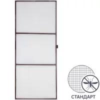 Рамочная москитная сетка Artens для двери 210x90 см коричневая (комплект для сборки)