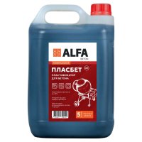 Добавка пластификатор для бетонов и растворов АльфаБетон Пласбетон универсальная 5 л