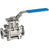 Трехсоставной шаровой кран TITAN LOCK TL125TPBVSS-CL