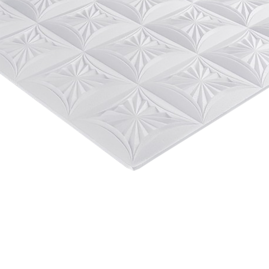 Плитка потолочная бесшовная полистирол белая Format Сириус 50 x 50 см 2 м²