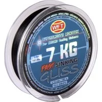 Плетеная леска WFT KG GLISS SINKING Black