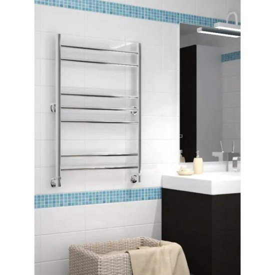 Полотенцесушитель водяной без полки Сунержа ВПС-18 нержавеющая сталь 50x80 см