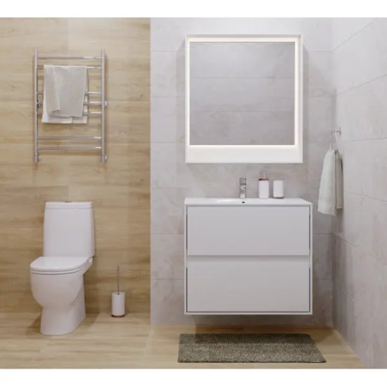 Полотенцесушитель водяной без полки Сунержа ВПС-18 нержавеющая сталь 50x80 см