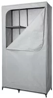 Шкаф-чехол для одежды Spaceo 180x100x45 см металл цвет серый