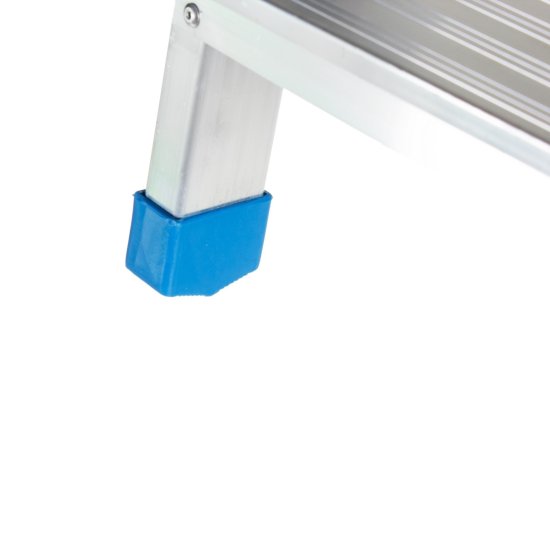 Стремянка алюминиевая двухсторонняя Ladderbel STR2-AL-4 4 ступени, максимальная нагрузка 150 кг