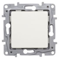 Переключатель одноклавишный - Legrand Etika - 10А 250В безвинтовые зажимы - слоновая кость