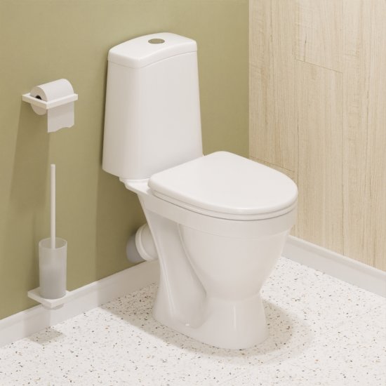 Унитаз-компакт Sanita Статус косой выпуск двойной слив