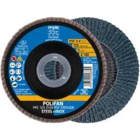 Шлифовальный лепестковый круг PFERD PFC 125 Z120 PSF STEELOX