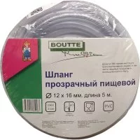 Шланг прозрачный BOUTTE ø12 мм 5 м, ПВХ