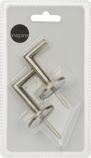 Держатель для штор Inspire цвет никель 2 шт