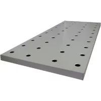 Перфорированная полка ООО ФУРАМА СТФ 1100x300 мм, серая