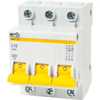 Автоматический выключатель IEK Home ВА47-29 3P C16 А 4.5 кА