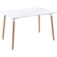 Стол Woodville Table 120 white / wood
