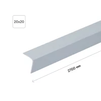 Угол 20x20x2700 мм ПВХ цвет голубой