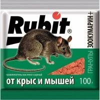 Защита от грызунов RUBIT зоокумарин+