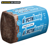 Звукоизоляция Knauf Insulation АкустиKnauf 50 мм 10 шт 610x1000 мм 6 м²
