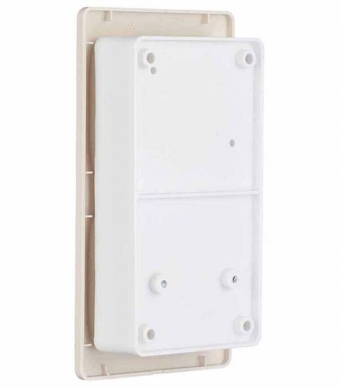 Блок выключатель и розетка Systeme Electric Glossa двухклавишный встраиваемый бежевый со шторками (GSL000274)