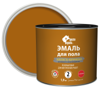 Эмаль для пола Простокраска полуматовая цвет золотисто-коричневый 1.9 кг