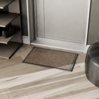 Коврик Step полипропилен 40x60 см цвет коричневый