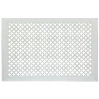 Экран для радиатора Готико 90x60 см цвет белый