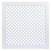 Экран для радиатора Готико 60x60 см цвет белый
