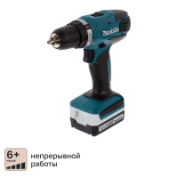 Дрель-шуруповерт аккумуляторная Makita DF347DWE, 14.4 В Li-ion 2x1.5 Ач