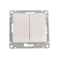 Двухклавишный механизм переключателя Systeme Electric GLOSSA