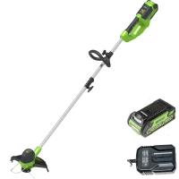 Триммер аккумуляторный GreenWorks G40LTK2 40 В 1x2 Ач АКБ и ЗУ входит в комплект