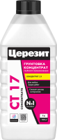 Грунтовка глубокого проникновения Церезит CT17 бесцветная 1 л