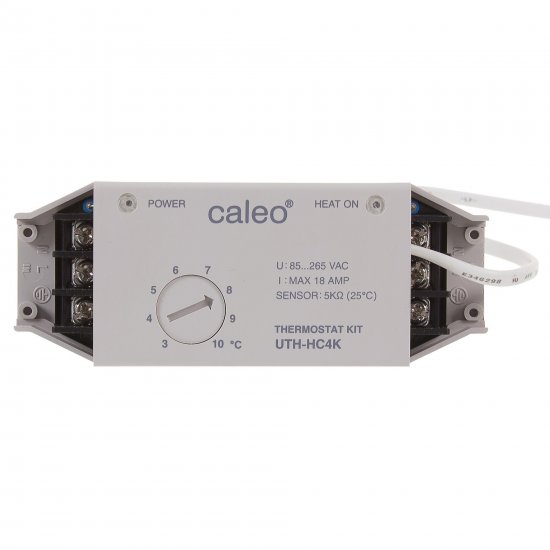Терморегулятор для систем обогрева труб Caleo UTH-HC4K механический цвет белый