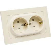 Двойная розетка Systeme Electric AtlasDesign
