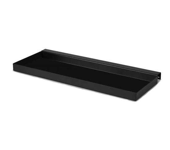 Полка универсальная Delinia ID 30.3x1.8x12 см цвет чёрный