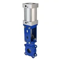 Шиберная задвижка DN.ru WCB-SS304-EPDM-2W-DA