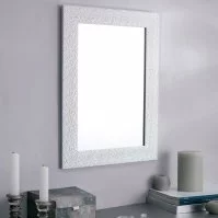 Зеркало декоративное Мозаика прямоугольное 50x70 см цвет белый