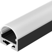 Профиль Arlight SL-LINE-2011M-2500 BLACK+OPAL ROUND
