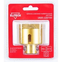 Алмазная коронка Elitech 1820.122700