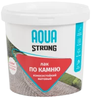 Лак по камню Aquastrong износостойкий матовый прозрачный 2.5 кг