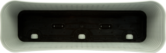 Ящик балконный Idea Ротанг 60x18x57.5 см v10 л пластик серый